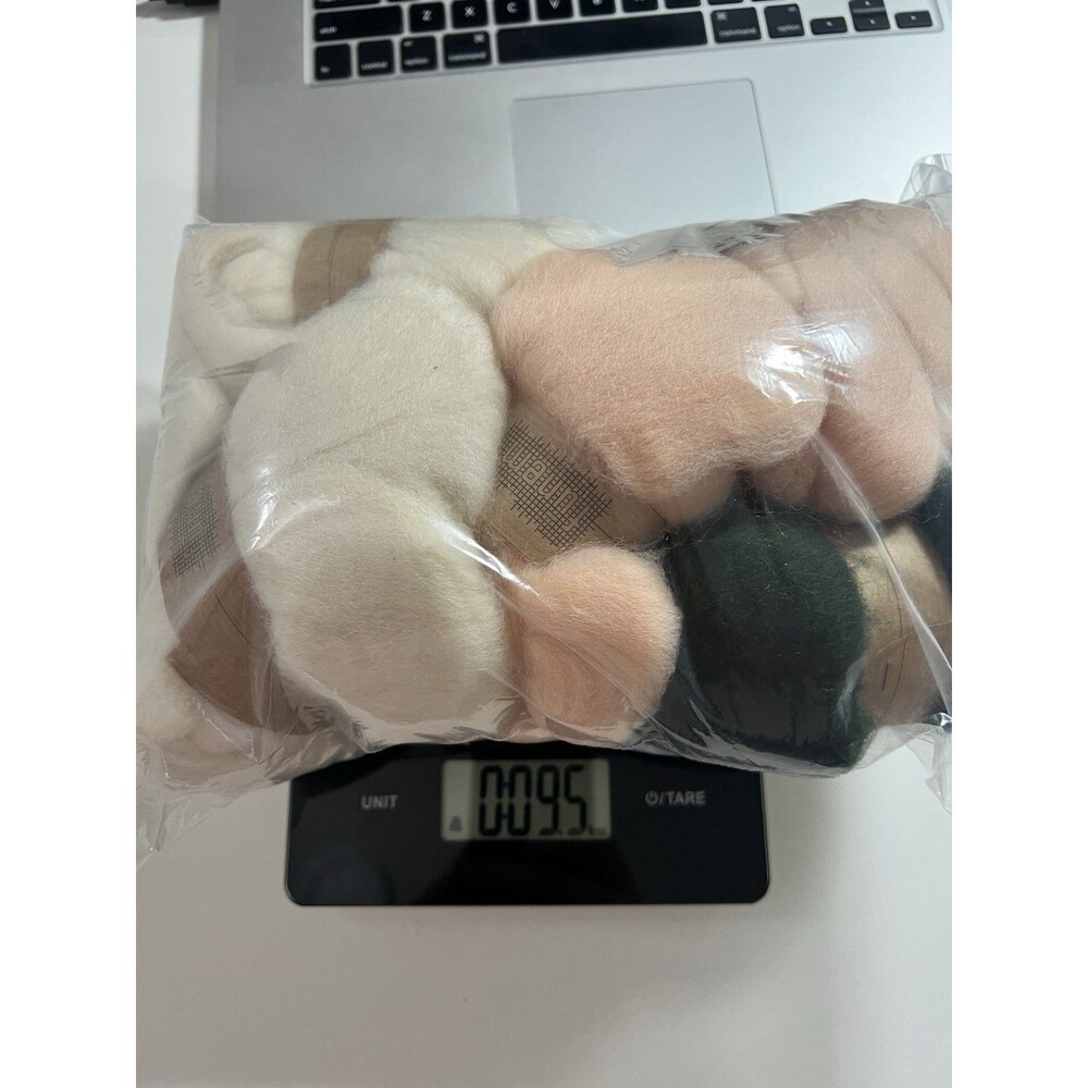 100% Wool Roving for Needle Felting - Lot of 5 Set - Picture 2 of 2